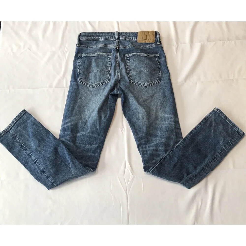 American Eagle Flex Fit Men's Slim Straight Blue Jeans Size 29x30